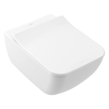 Set WC suspendat Villeroy & Boch Venticello, Direct Flush, cu capac Soft Close, alb